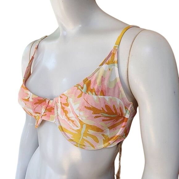 NWT Stone Fox Swim Hot Tropix Conch Bikini Top (L) - Picture 3 of 5